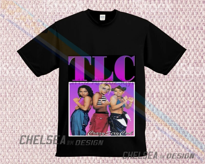 Вдохновленная TLC футболка Tour Merch limited edition хип хоп рэп|Мужские футболки| |