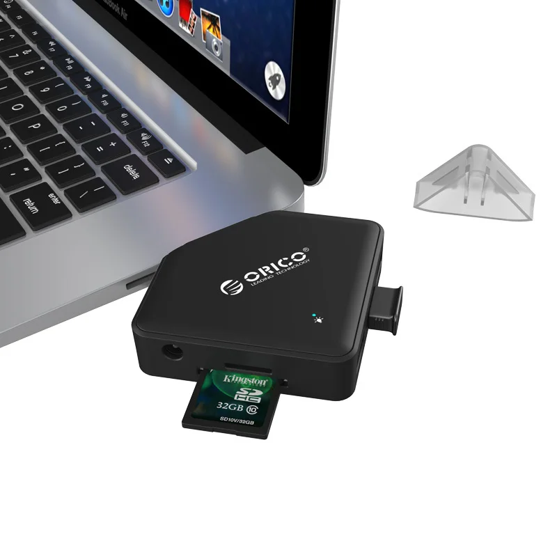 ORICO C3TS-BK Многофункциональный 3 порта USB3.0 концентратор wth кард-ридер для