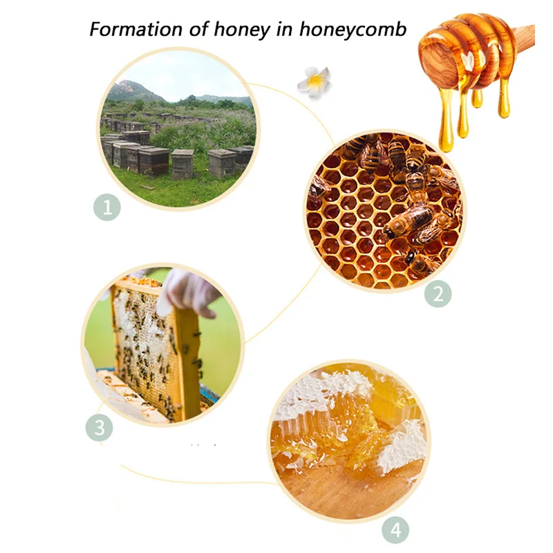 500 г Honeycomb Honey Pure Natural Wild жевательные домашние соты в коробке для детей Mifeng