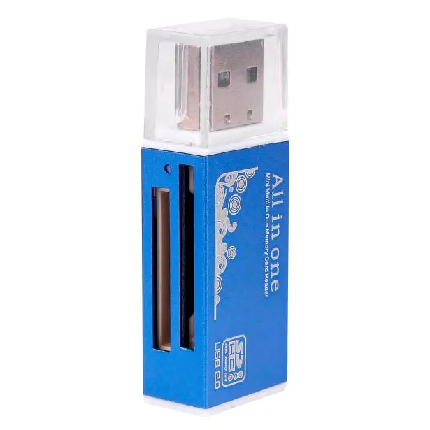 USB2.0 Multi-in-1 высокоскоростной считыватель карт памяти Micro SD SDHC TF считыватель карт MMC Futural Digital M2 MMC