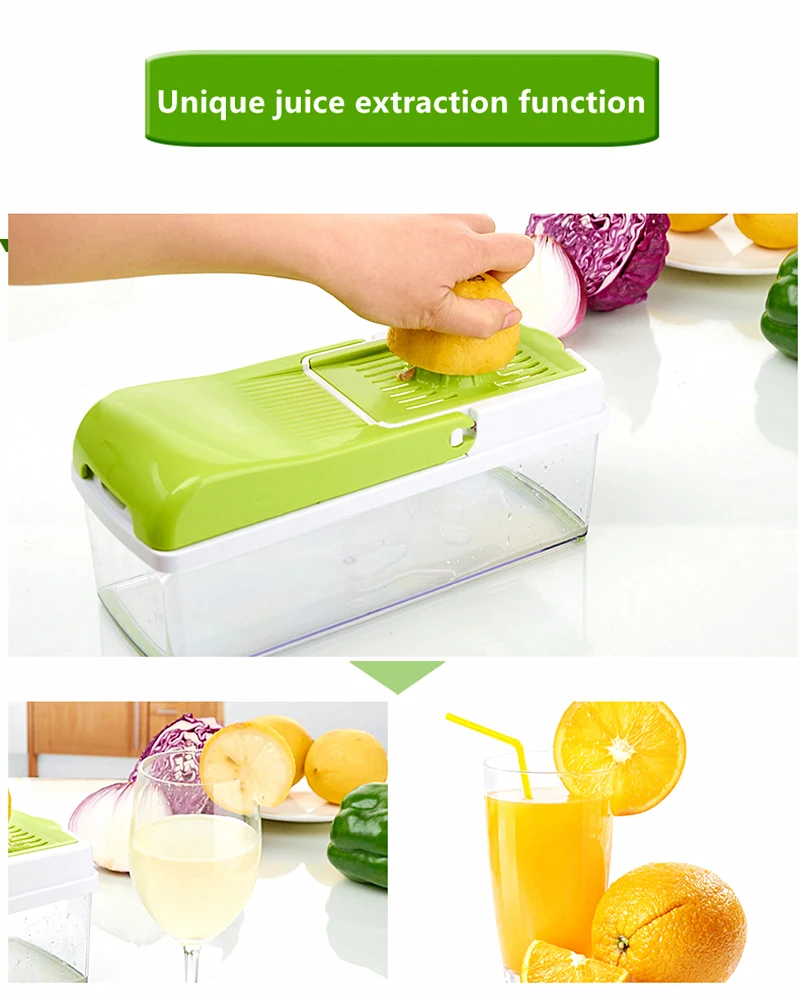 Manual Vegetable Cutter Fruit Slicer Grater Multi functional Onion Potato Cutter Food Chopper Chip Sliced Kitchen Gadget Tools