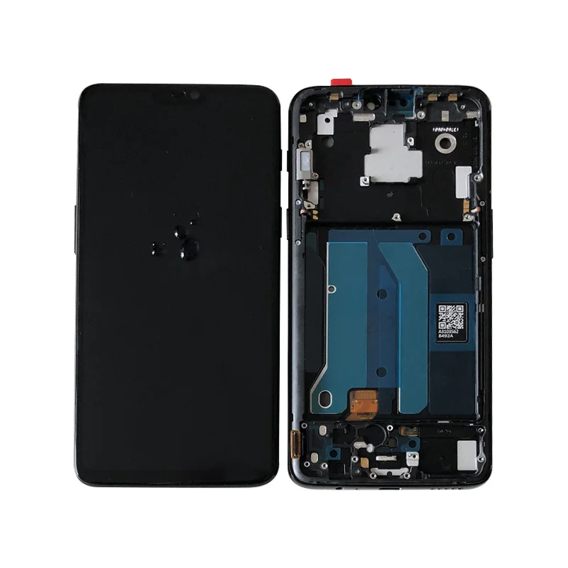 M& Sen для 6,2" OnePlus 6 Oneplus 6 One Plus 6 Super Amoled ЖК-дисплей+ сенсорная панель дигитайзер Замена Рамки