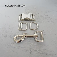 metal buckleadjust buckled ringmetal dog claspset manufacturer high quality plated metal buckle diy 25mm dog collar parts