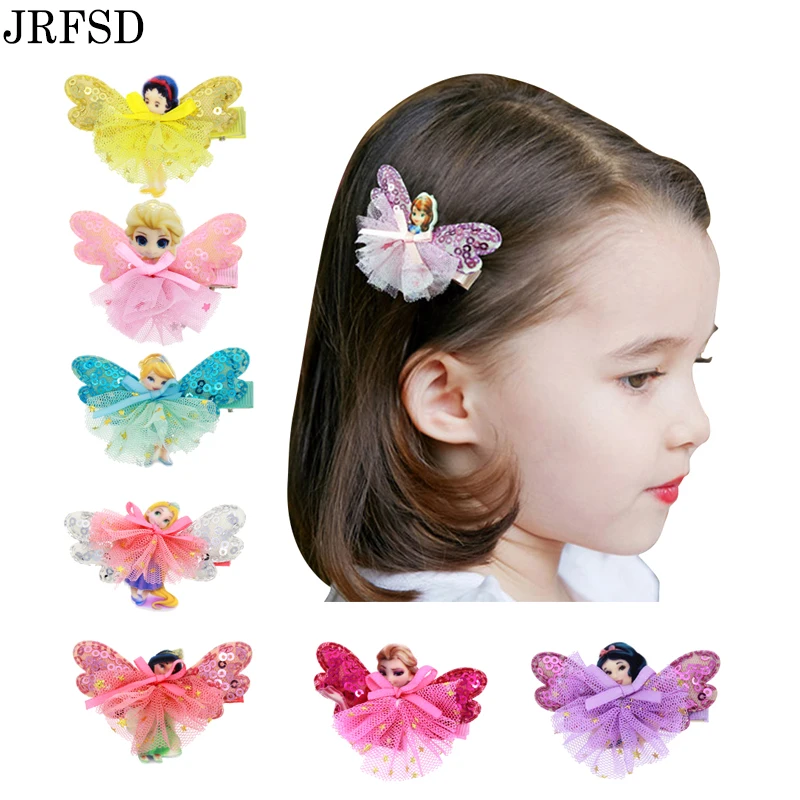 JRFSD/1 шт. милые заколки для волос с цветочным рисунком девочек Мультяшные