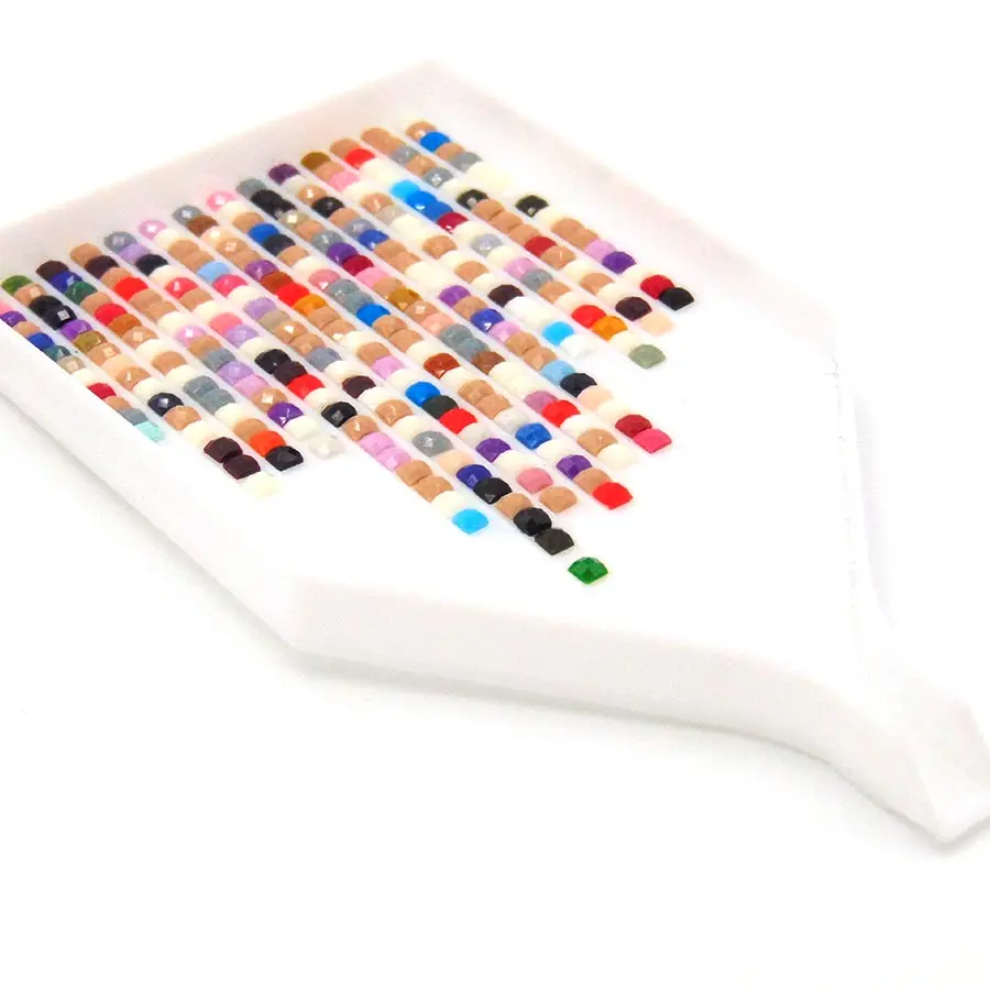 Алмазная мозаика с розовыми и фиолетовыми цветами 3F1166 | Дом сад