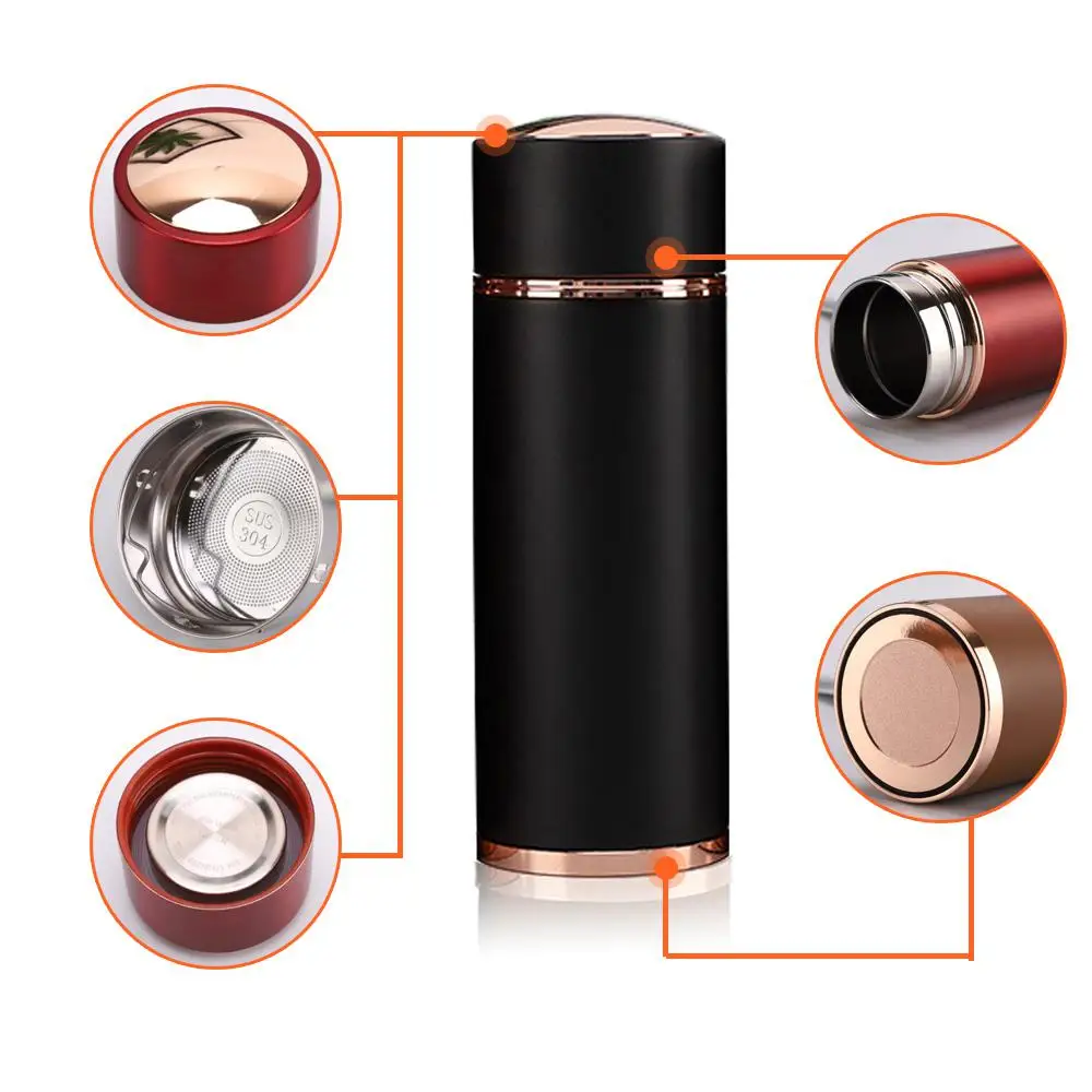 450 мл нержавеющая сталь Термос изоляцией чашки двухслойный термос бутылка воды