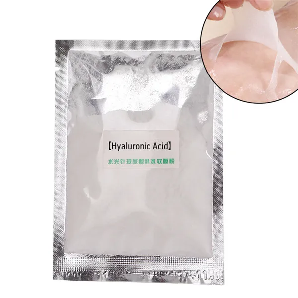 Hyaluronic Acid DIY SPA качество коллаген Гиалуроновая кислота мягкая маска пудра маска для лица против старения против морщин отклеивается резиновая маска пудра 20 г - Цвет: Hyaluronic Acid