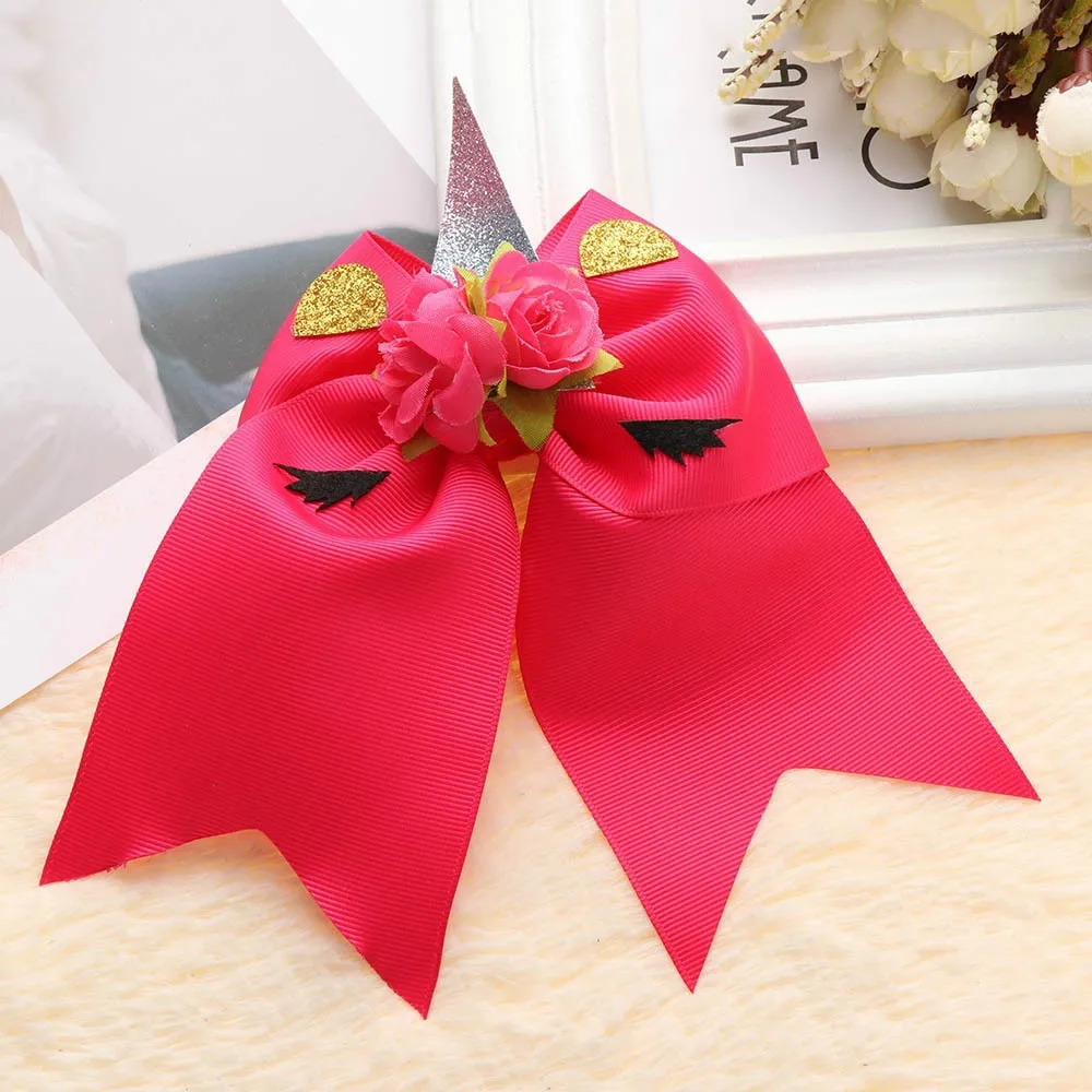 6'' Valentine Boutique Ribbon 0 Cheerleading Hair Bows With Clips For Girls Handmade Accessories | Детская одежда и обувь
