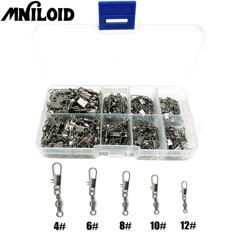 MNILOID 200 шт поворотные твердые кольца Разъемный соединитель для рыбалки вертлюги