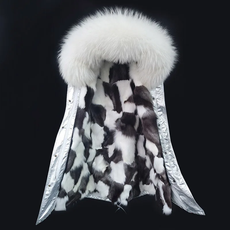 Высокое качество 2020 Новая модная женская Роскошная большая куртка с капюшоном и