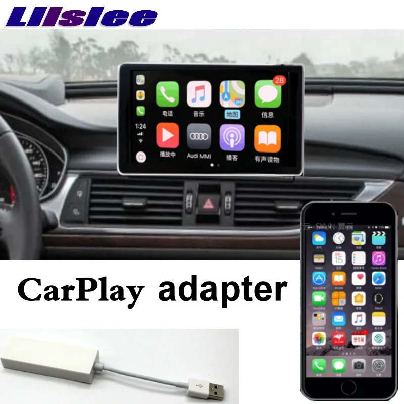 Liislee автомобильный мультимедийный плеер NAVI CarPlay адаптер для Audi A7 4G8 2010~ оригинальная автомобильная система Радио 8,4 дюймов gps навигация