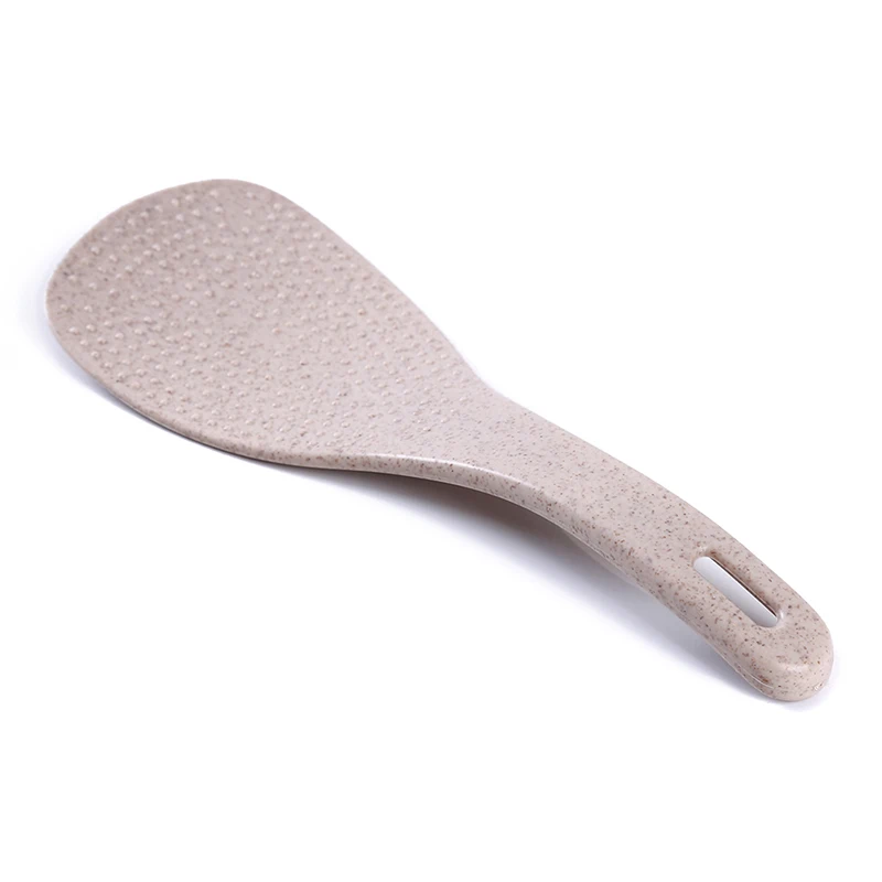 Антипригарная Пшеничная солома пластиковая рисовая ложка кухонный инструмент