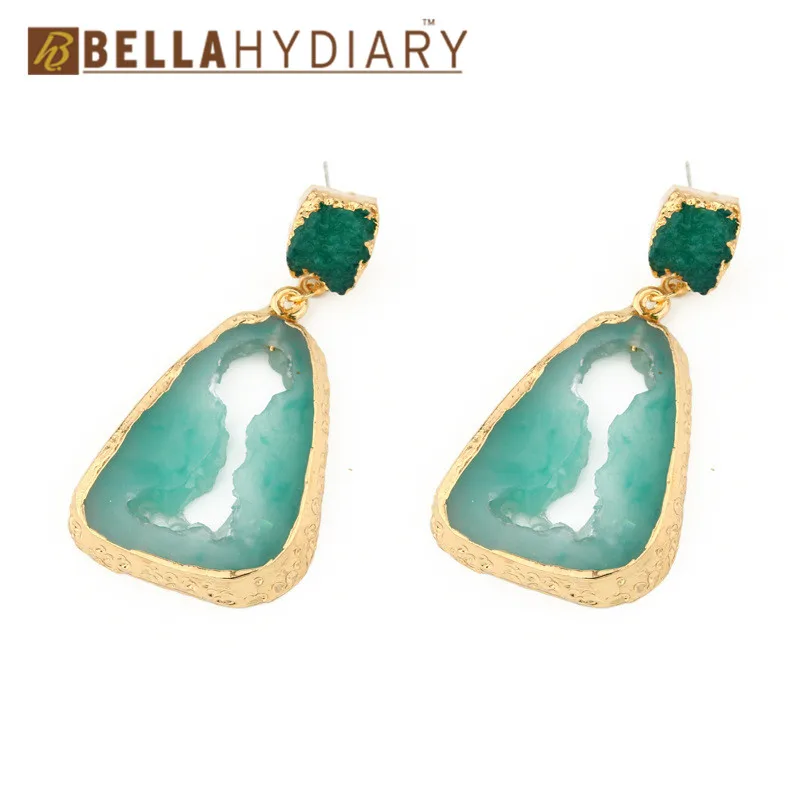 Винтаж Bijoux(украшения своими руками) из смолы, в стиле бохо серьги большие длинные серьги в виде капель для Для Женщин Смелые ювелирные украшения, женские серьги Moda Ohrringe