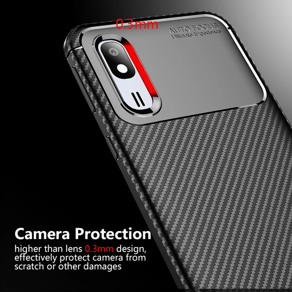 Бампер для A2 Core чехол из углеродного волокна Samsung Galaxy роскошный мягкий
