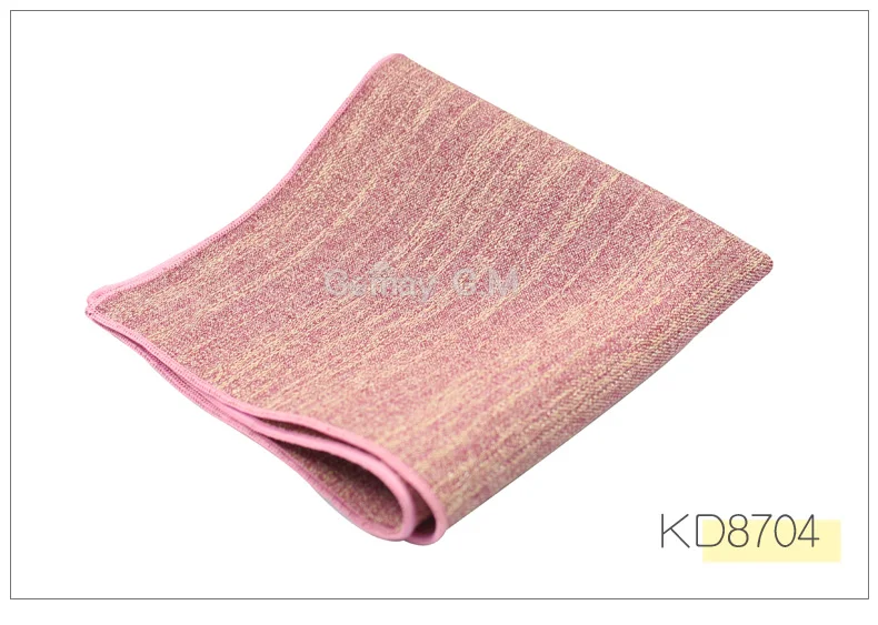 KD8704 Модные Для мужчин платок Классические хлопковые платок высокое качество мужской карман Полотенца Свадебные аксессуары ручной Полотенца - Цвет: KD8704