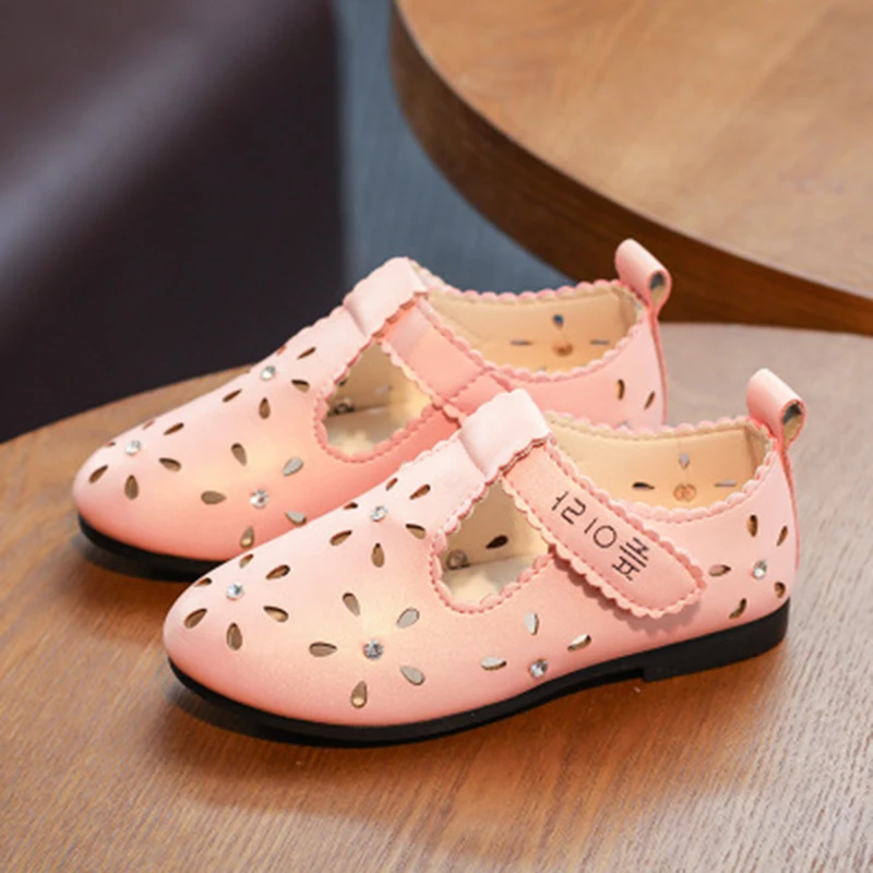 2017 сезон весна лето детские сандалии кожаная обувь для девочек детская принцессы