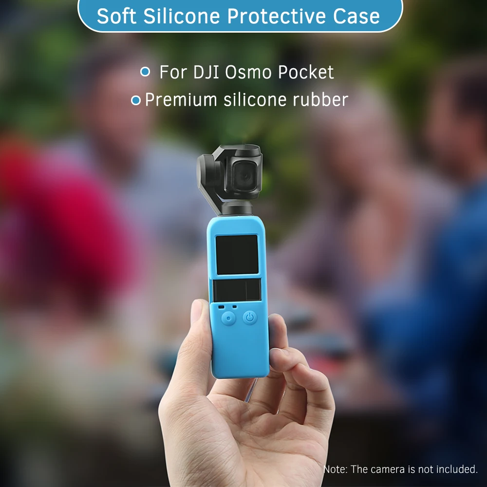 Мягкий силиконовый защитный чехол Andoer с крышкой ремешок на запястье для Dji Osmo