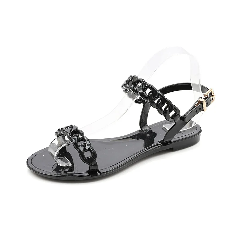 Женские плетеные сандалии DIJIGIRLS пляжные туфли на плоской подошве в богемном