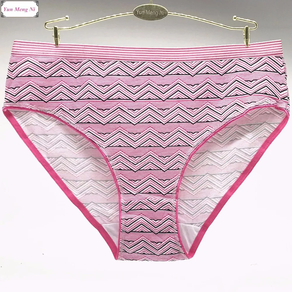 Большие размеры 2XL/3XL/4XL, модное нижнее белье с принтом, женские трусики большого размера, дамские трусики для мам, хлопковые трусы 89256