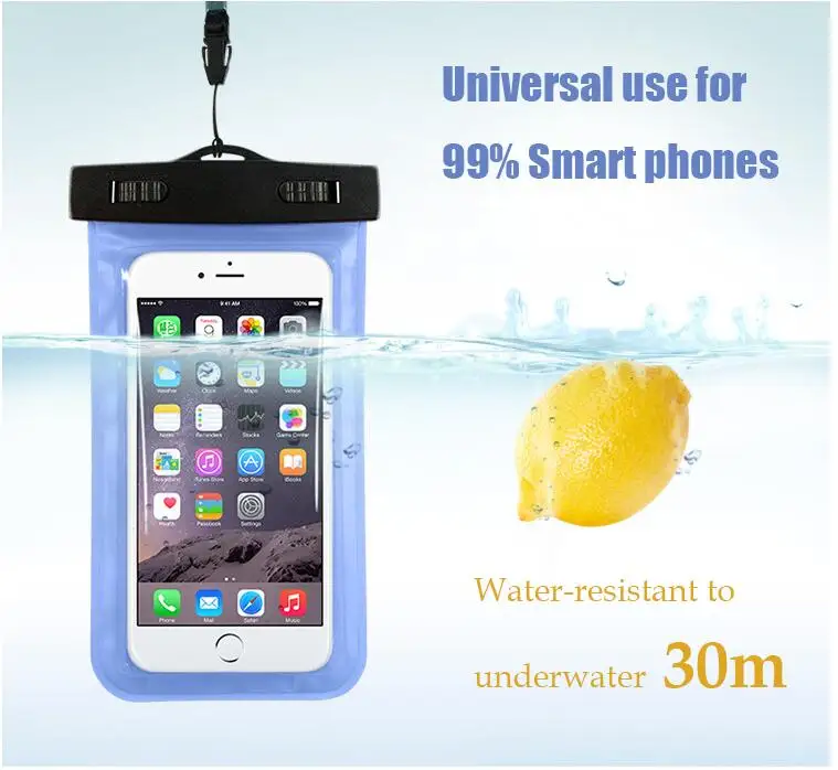 Новый прозрачный водонепроницаемый чехол сухой Чехол для 5 дюймов камеры