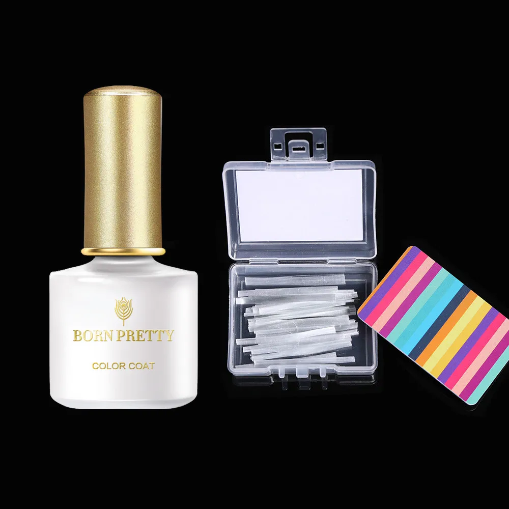 set3 BORN PRETTY быстрое наращивание ногтей гель Сделай Сам УФ-гель со стекловолокно для ногтей Аксессуары для дизайна ногтей набор гелей для ногтей - Цвет: set3