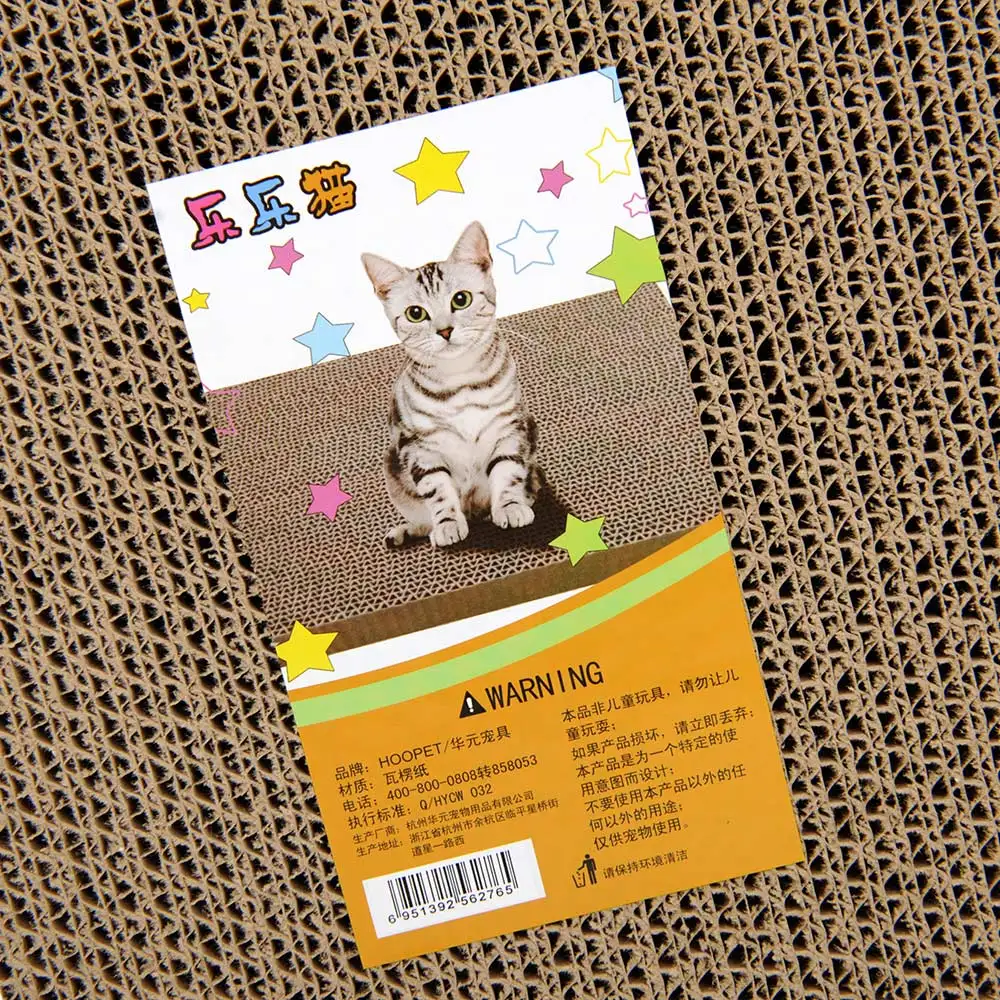 HOOPET кошка коготь игрушка Большой заточка гофрированной Бумага Pad игрушка|Мебель