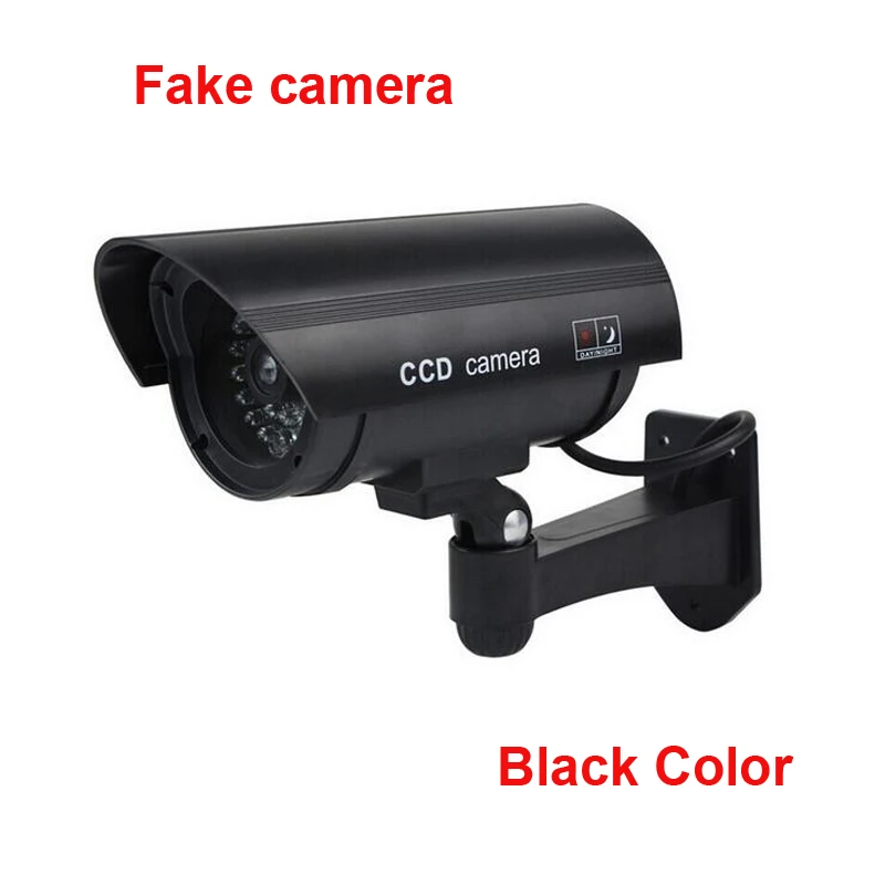 Fake CCTV Camera Dummy Dunmy Video Outdoor Indoor Deter Theft Cameras Toy CAM With Flash LED Light For Home | Безопасность и