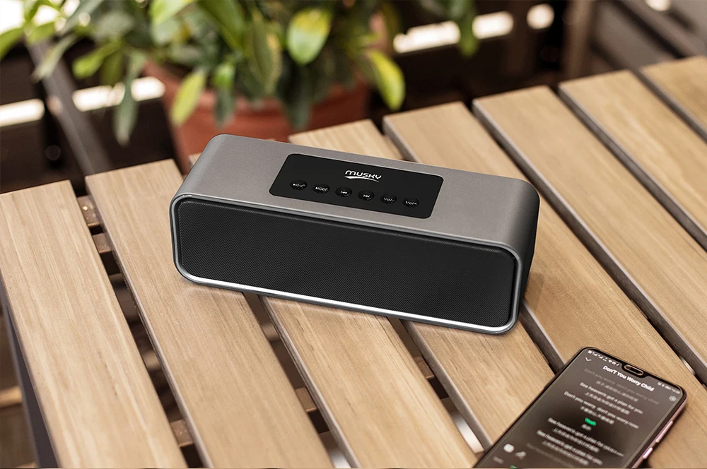 DY22L беспроводной HIFI Bluetooth динамик портативный радио сабвуфер будильник звук 3D стерео музыка объемный поддержка TF AUX