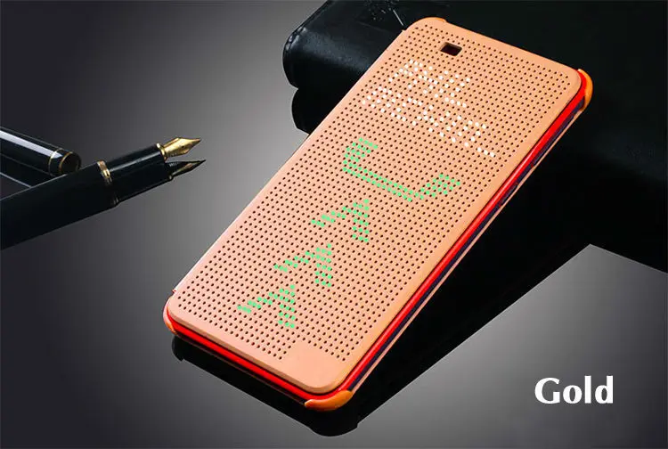 Тонкий чехол в горошек для htc 820G с функцией автоматического просмотра, противоударный силиконовый кожаный чехол с Откидывающейся Крышкой для htc Desire 820 820G