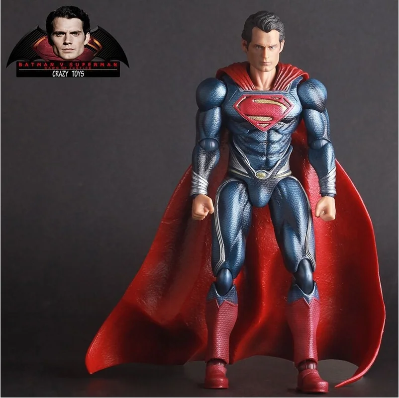 1:7 Crazy Toys DC Comic Superman V Batman Collectable 10 'Ƈ/7 ПВХ Аниме фигурки Модель Коллекция для