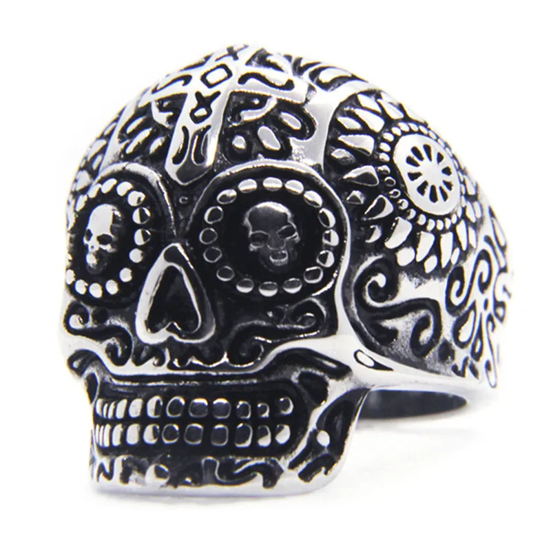 Rany &amp Roy новинка мужское кольцо с черепом из нержавеющей стали 316L