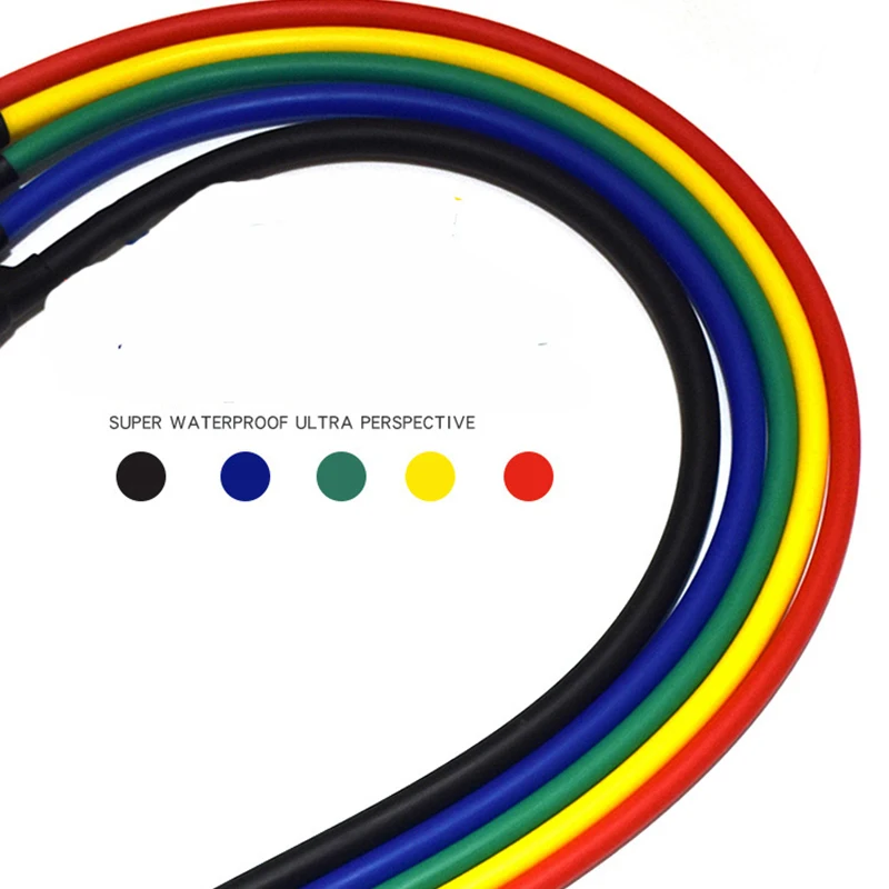 11 шт./компл. Тяговая веревка фитнес упражнения ленты сопротивления латексные