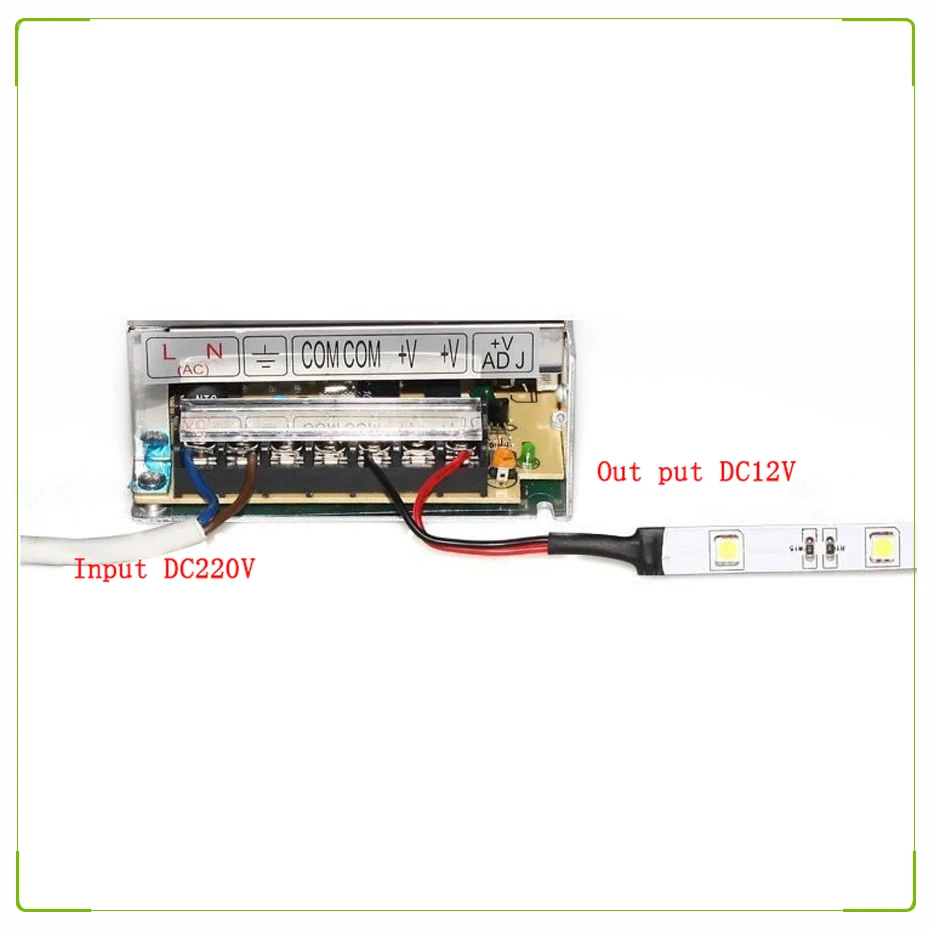 Блок питания для светодиодной ленты 220 В до В 12 В светодиодный блок 10A 30A 25A 3A 2A 1.25A Светодиодный драйвер 12V Зарядное устройство Адаптер