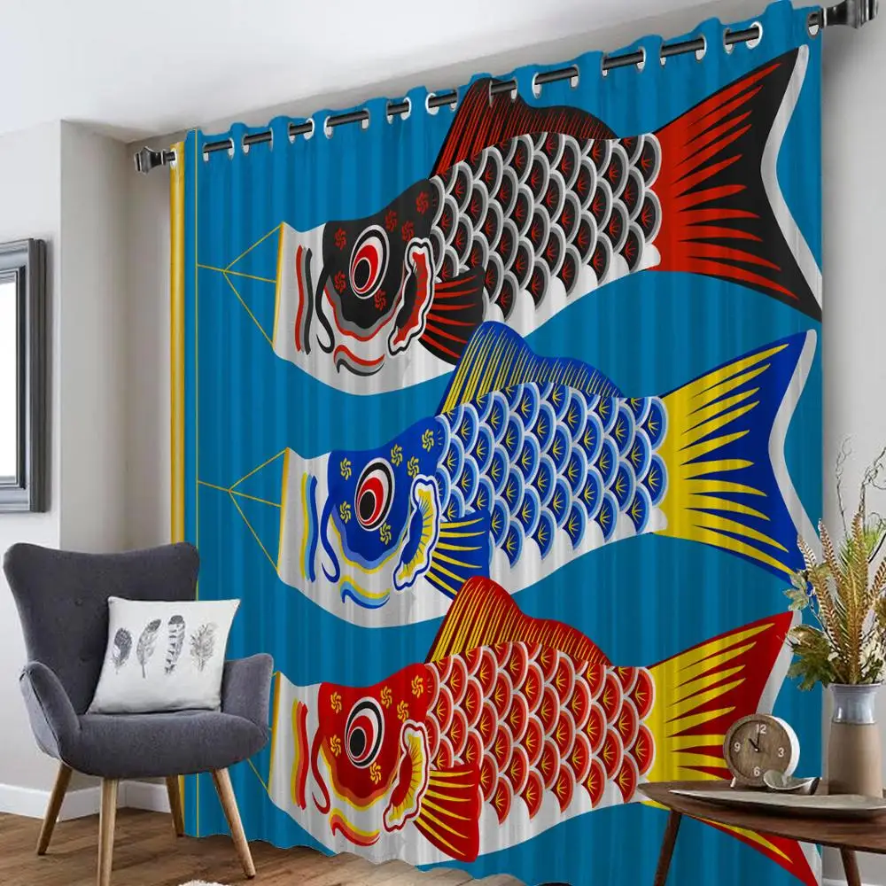 Французский бульдог занавески темные для ванной спальни домашний декор Детские