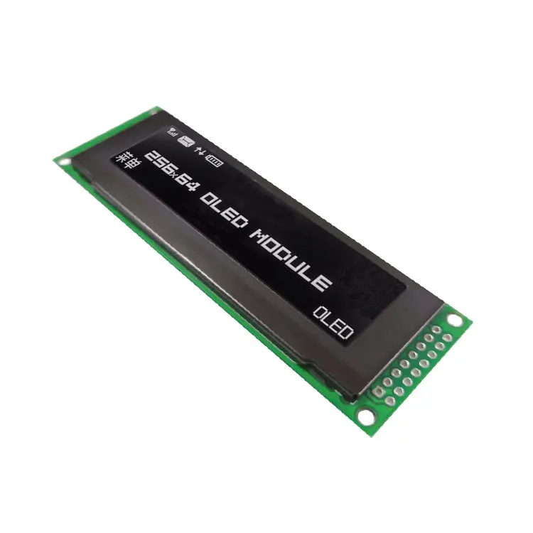 10 шт./лот, oled-дисплей 2," 256*64 25664 точек, графический ЖК-модуль, экран LCM, SSD1322, контроллер, поддержка SPI - Цвет: White