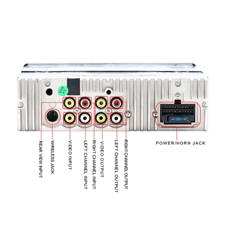 ANLUD Bluetooth Автомобильный Монитор складной 7 дюймовый сенсорный ЖК экран 2DIN 4CH 60 Вт MP5