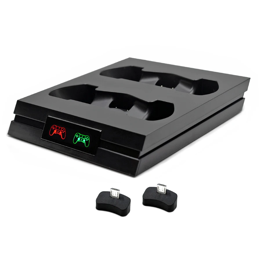 PS4 Slim Pro игры Беспроводной Джойстик зарядное устройство двойной USB быстрая зарядка док-станция для Playstation 4 контроллер