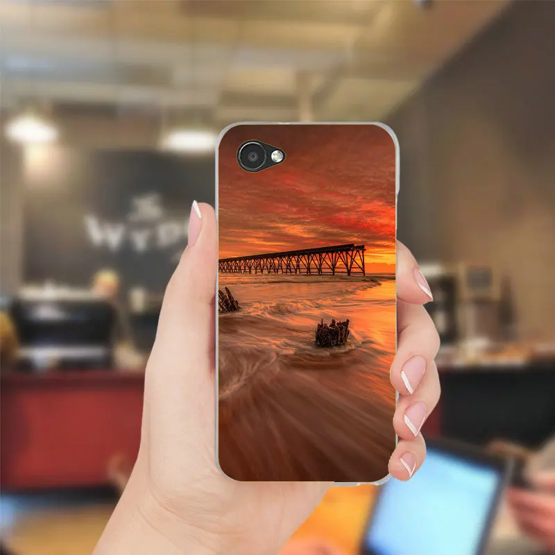 Закат Пирс Силиконовые Мягкий ТПУ Мобильные аксессуары для мобильного телефона