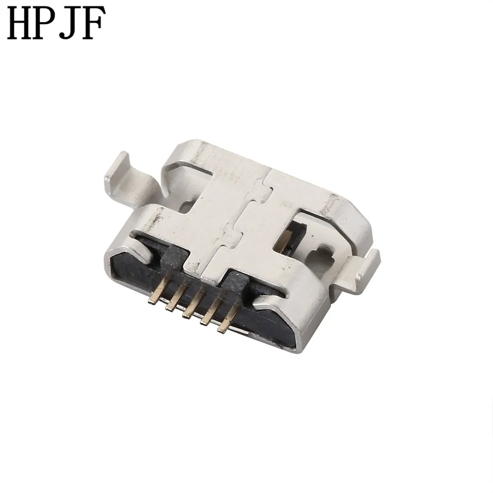 10 шт./лот Micro USB 5pin розеточная часть соединителя плоский рот 2 фута для Мобильный