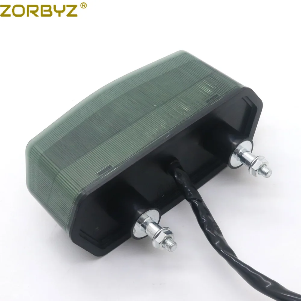 ZORBYZ мотоциклетный дымчатый светодиодный задний стоп сигнальный светильник для