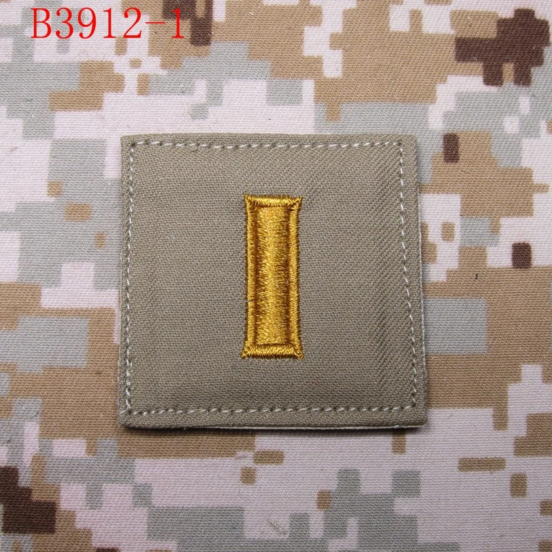 B3912 Загар фон загар дизайн армии США ранг Военная Вышивка патч знаки отличия - Цвет: B3912