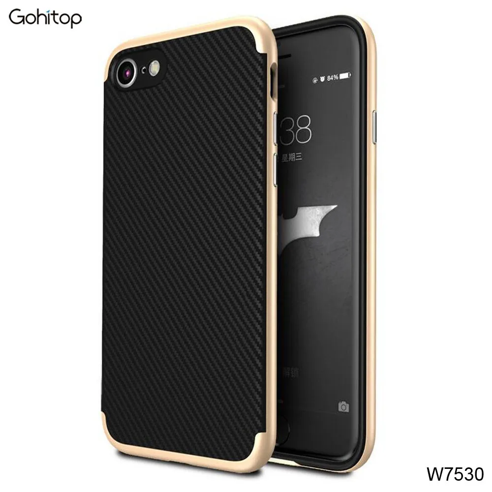 Simple Style Hybrid PC TPU Mobile Phone Case for iPhone 7 Plus |