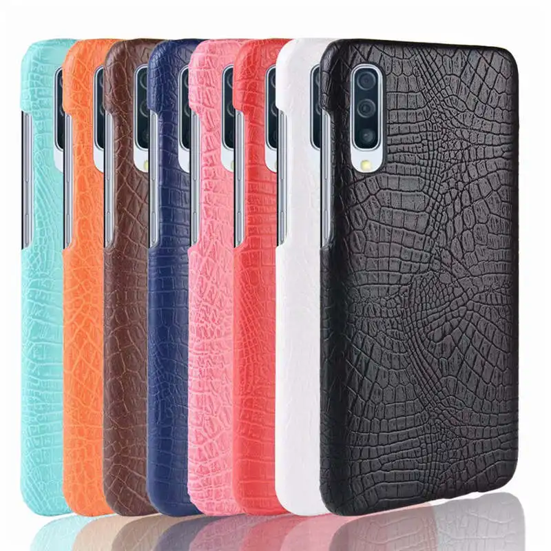 Чехол для Samsung Galaxy M20 M10 A50 A30 A40 A10 A20 A70 M30 Роскошный Ретро из крокодиловой кожи с