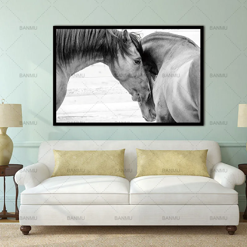 Картина на стену Лошадь для гостиной | Дом и сад