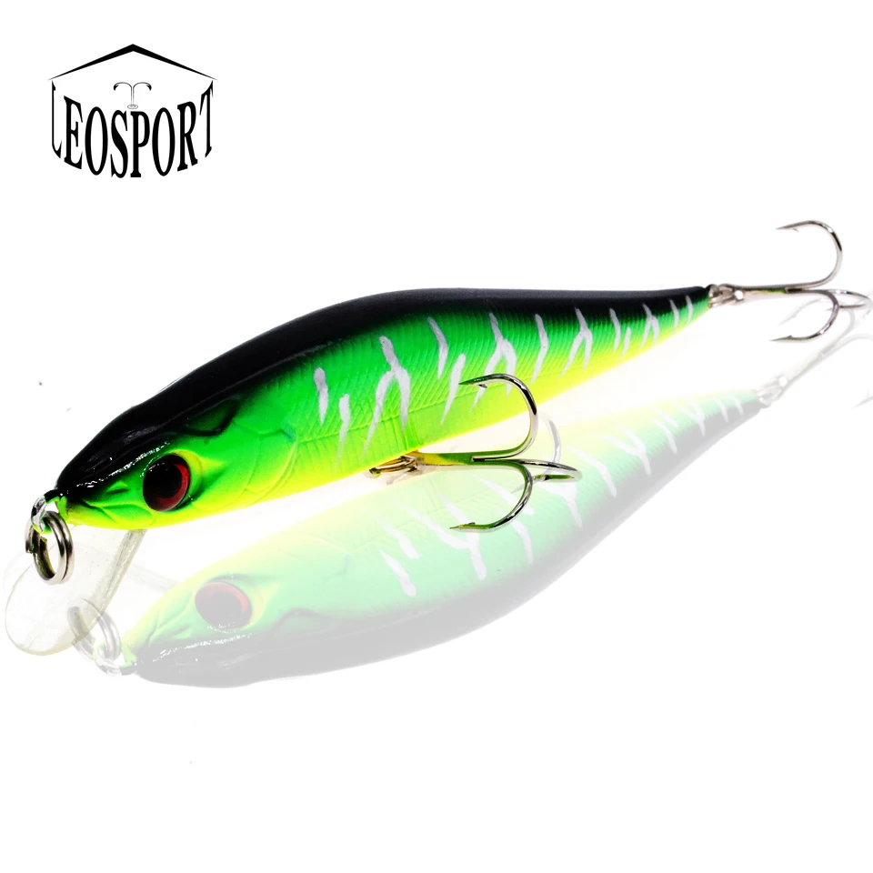 LEOSPORT плавающие рыболовные приманки в виде гольяна 3D глаза жесткие