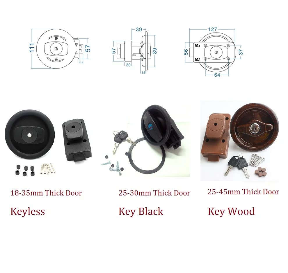 Пластиковый дверной замок для дома 25 30 мм|lock door|lock trailerlock travel |