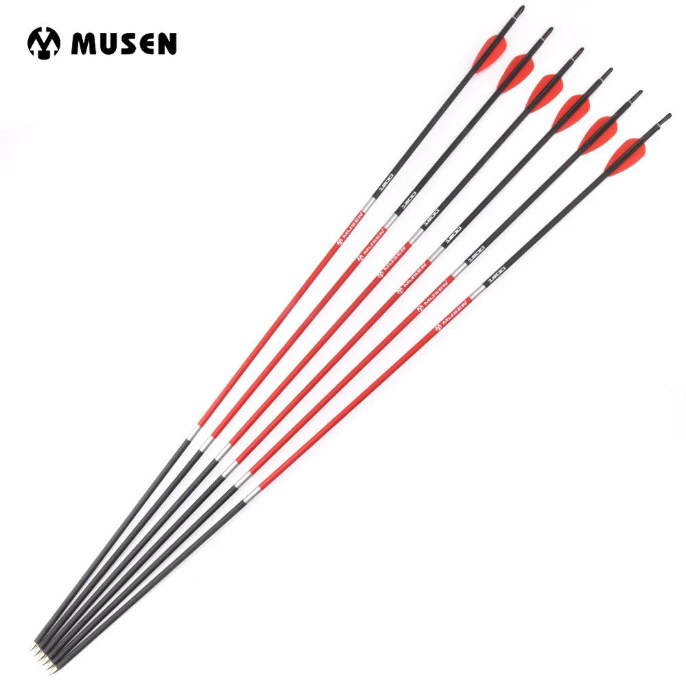 Стрелы карбоновые для стрельбы из лука 30 дюймов диаметр 1200 6 мм