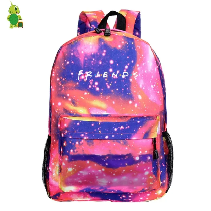 5 Рюкзак для друзей Mochila, повседневные дорожные сумки для женщин и мужчин, рюкзак для ноутбука, светящиеся школьные сумки для подростков, мальчиков и девочек, детский рюкзак для книг - Цвет: 5