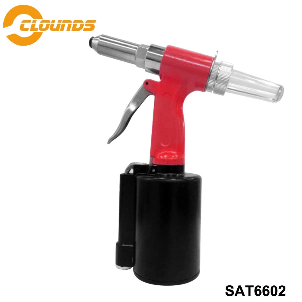 SAT6602 воздушный клепальный пистолет промышленный пневматический гидравлический пистолет с заклепками 950N тяговая сила клепальная гайка Клепальный Инструмент