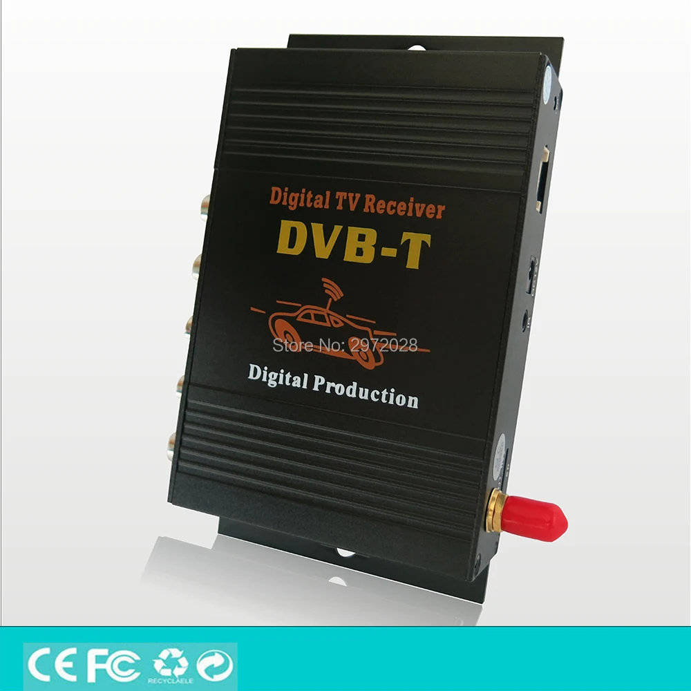 Автомобильный цифровой ТВ-ресивер DVB-T HD 1080P HDMI CVBS мобильный ТВ-тюнер MPEG4 MPEG2